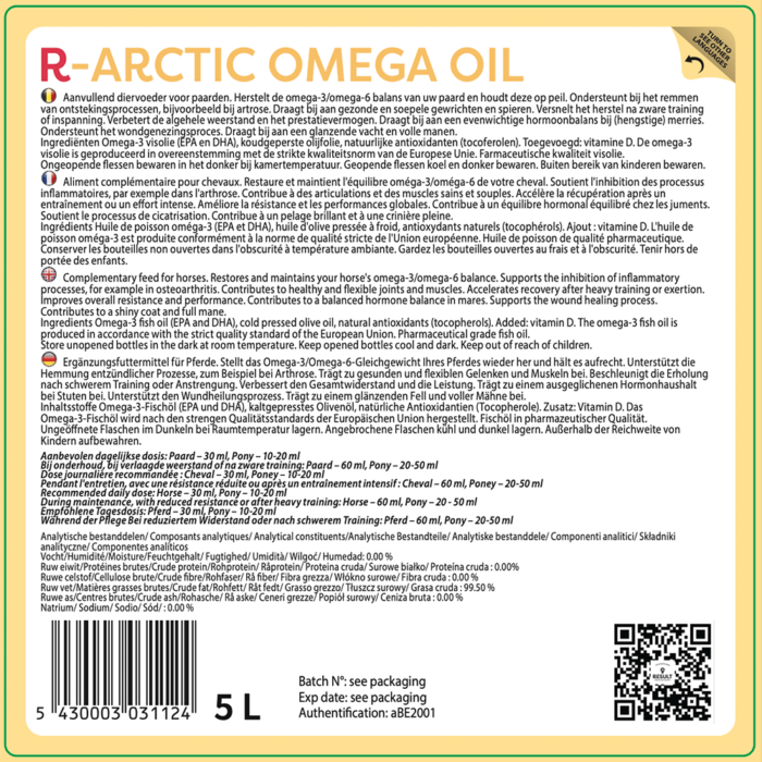 Result Equine - R - Artic Omega Oil