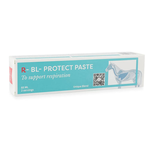 Horse and Balance Result Equine Protect paste respiration